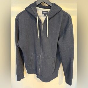 J. Crew Men's navy Zip-Up Hoodie M